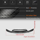 BMW X6 E71 2008–2014 Frontspoilerlæbe Lip V1 (til X6M, kulfiber) foto 5