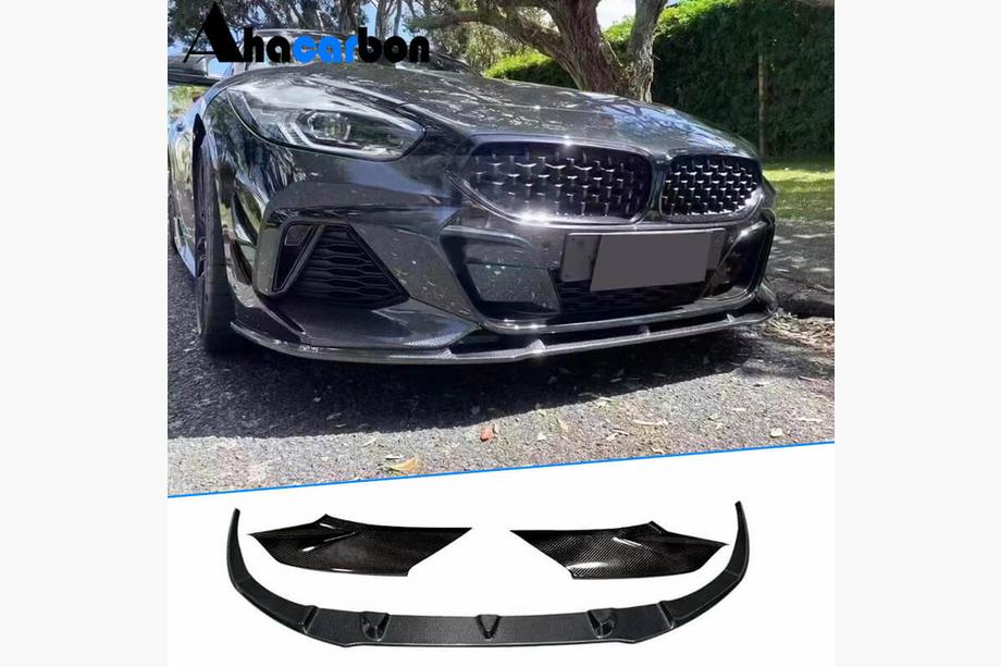 BMW Z4 (G29) 2018– Front læbespoiler til kofanger Lip V2 (til M-Sport, carbon) Image