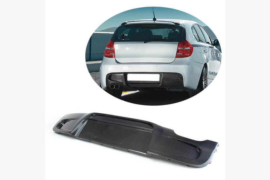 BMW 1-serie E81/E82/E87/E88 2004–2011 Bagkofanger-diffuser V1 (til E87 M-Sport, carbon) Image