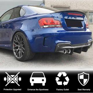 Bagkofanger diffuser (til 1M E82, carbon) BMW 1-serie E81/E82/E87/E88 2004–2011 foto 3