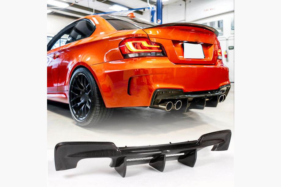 BMW 1-serie E81/E82/E87/E88 2004–2011 Bagkofanger diffuser FRP (til 1M E82) Image