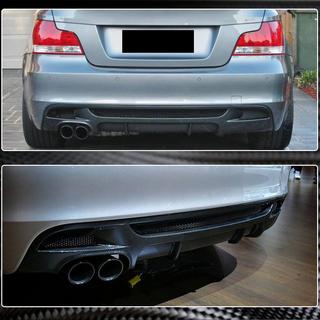 Bagkofangerdiffuser V1 (til E82/E88 M-Sport, carbon) BMW 1-serie E81/E82/E87/E88 2004–2011 foto 4