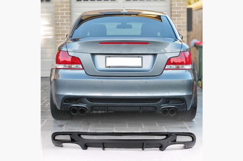 BMW 1-serie E81/E82/E87/E88 2004–2011 Bagkofanger-diffuser V2 (til E82/E88 M-Sport, kulfiber) Image