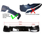 BMW 1-serie F20/F21 2011–2019 Bagkofanger-diffuser (til M135i 2011-2015, carbon) foto 5