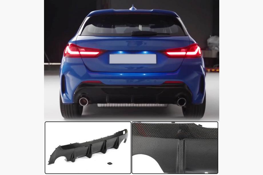 BMW 1-serie F40 2019–2024 Bagkofangerdiffuser (til M-Sport, carbon) Image
