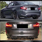BMW 2-serie F22/F23 2014–2021 Bagkofanger-diffuser V2 (til F87 M2/M2C, kulfiber) foto 8