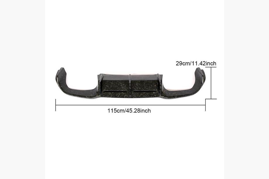 BMW 2-serie F22/F23 2014–2021 Bagkofanger-diffuser i carbon V4 (til F87) Foto 6