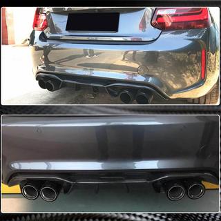 Bagkofanger-diffuser V4 (til F87 M2/M2С, kulfiber) BMW 2-serie F22/F23 2014–2021 foto 4
