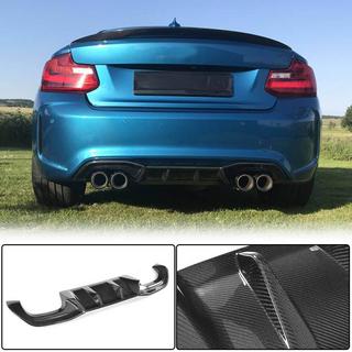 Bagkofanger-diffuser V6 (til F87 M2/M2С, kulfiber) BMW 2-serie F22/F23 2014–2021 foto 1