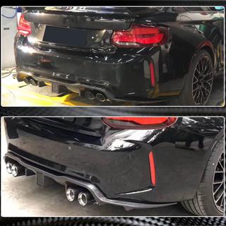 V7 bagkofanger-diffuser (til F87 M2/M2C, carbon) BMW 2-serie F22/F23 2014–2021 foto 3