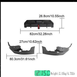 Bagkofangerdiffuser V1 (til M-Sport, carbon) BMW 2-serie G42 2021– foto 4