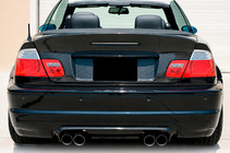 BMW 3-serie E46 1998–2006 Bagkofangerdiffusor V2 (til M3, carbon) foto 1