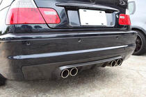 BMW 3-serie E46 1998–2006 Bagkofanger-diffuser V3 (til M3, kulfiber) foto 2