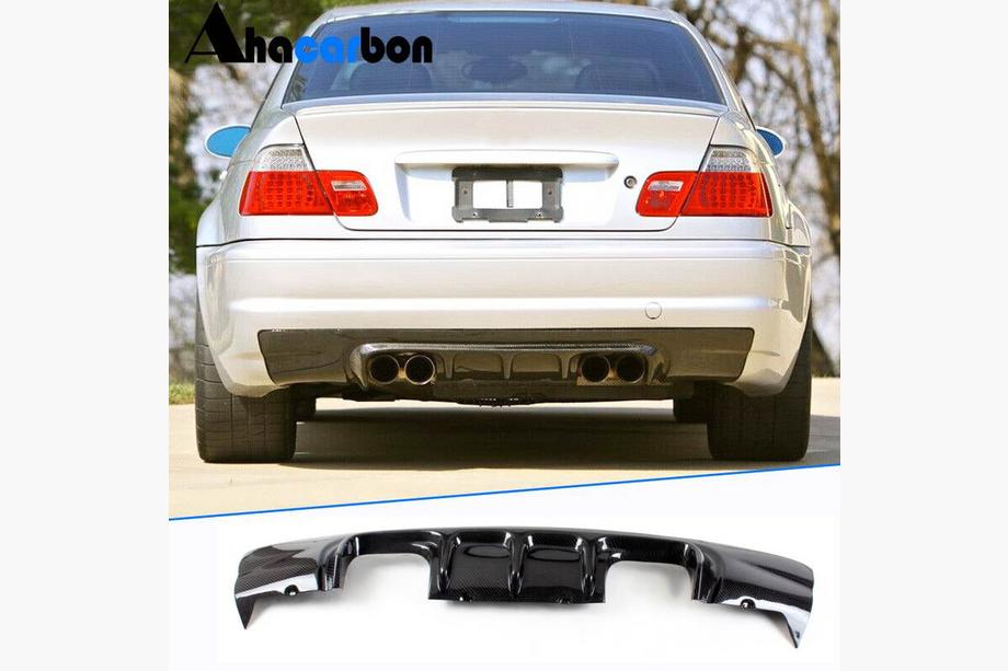 BMW 3-serie E46 1998–2006 Bagkofanger-diffuser V3 (til M3, kulfiber) Image