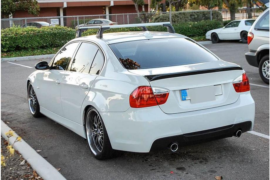 BMW 3-serie E90/E91 2005–2011 Bagkofangerdiffuser V3 (til E90 M-Sport, carbon) Foto 3