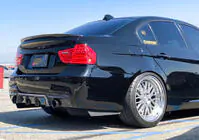 BMW 3-serie E90/E91 2005–2011 Bagkofanger-diffuser V1 (til E90 M-Sport, carbon) foto 5