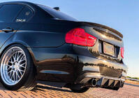BMW 3-serie E90/E91 2005–2011 Bagkofanger-diffuser FRP V4 (til E90 M Sport) foto 3