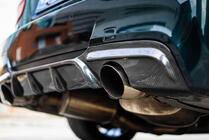 BMW 3-serie E90/E91 2005–2011 Bagkofanger-diffuser FRP V4 (til E90 M Sport) foto 4