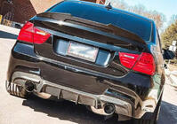 BMW 3-serie E90/E91 2005–2011 Bagkofanger-diffuser FRP V4 (til E90 M Sport) foto 6