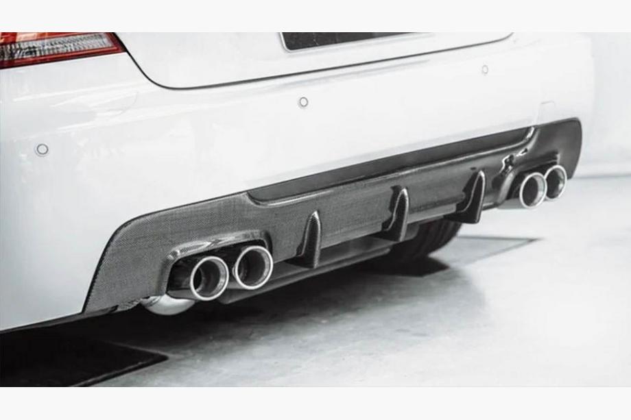 BMW 3-serie E92/E93 2006–2013 Bagkofangerdiffuser V1 (til M-Sport, carbon) Foto 2