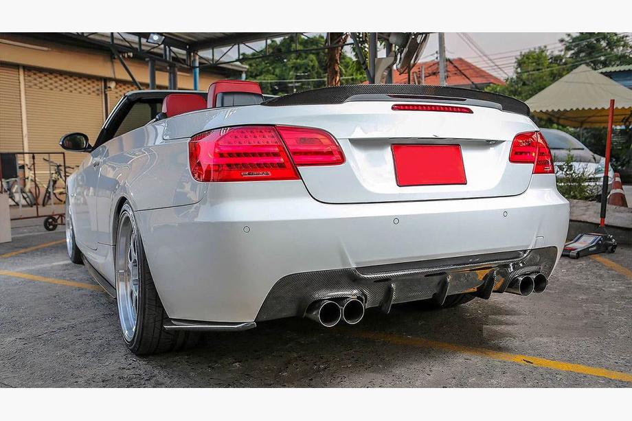 BMW 3-serie E92/E93 2006–2013 Bagkofangerdiffuser V1 (til M-Sport, carbon) Foto 3