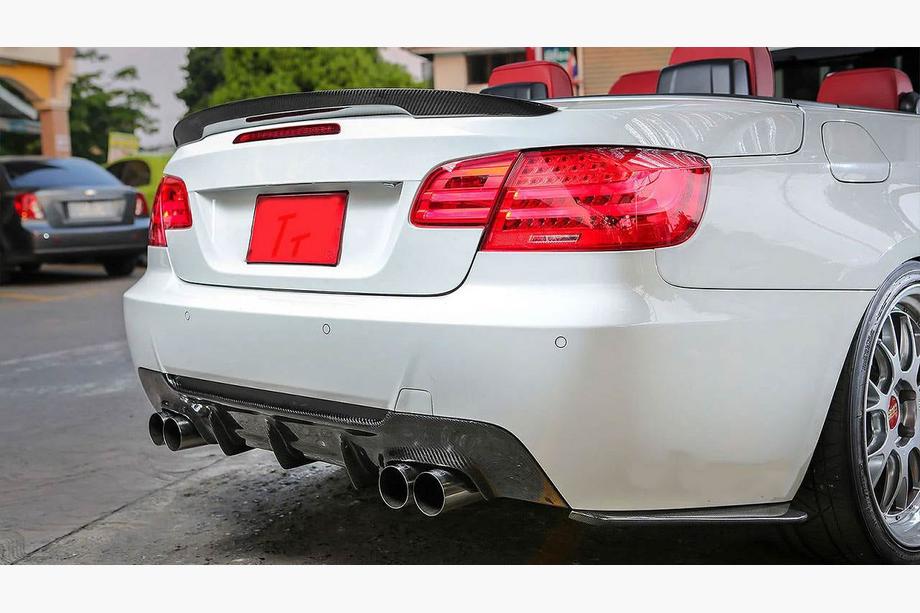 BMW 3-serie E92/E93 2006–2013 Bagkofangerdiffuser V1 (til M-Sport, carbon) Foto 4