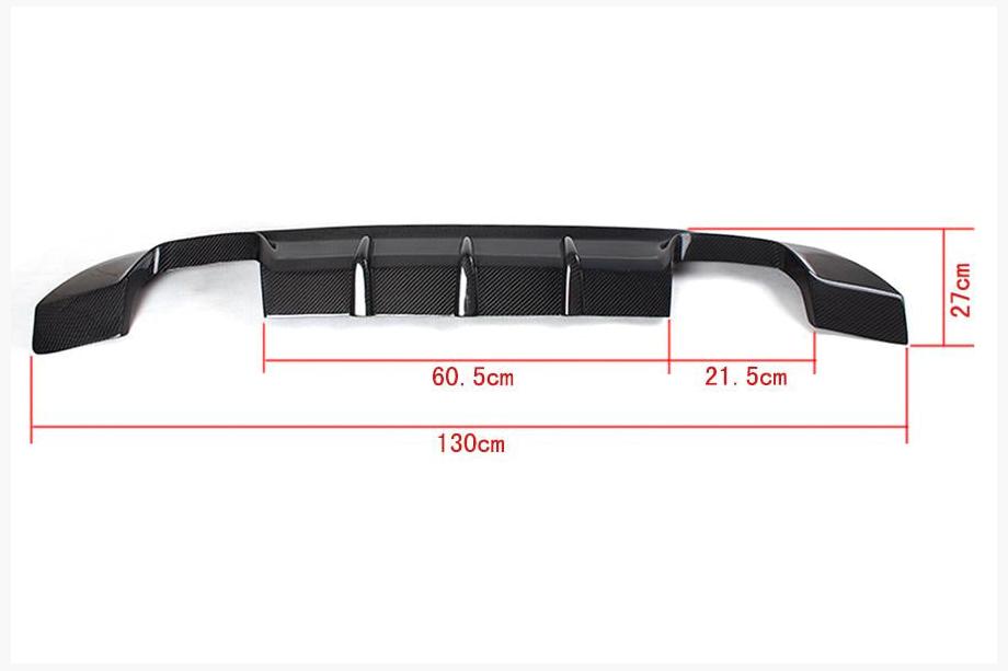 BMW 3-serie E92/E93 2006–2013 Bagkofangerdiffuser V1 (til M-Sport, carbon) Foto 5