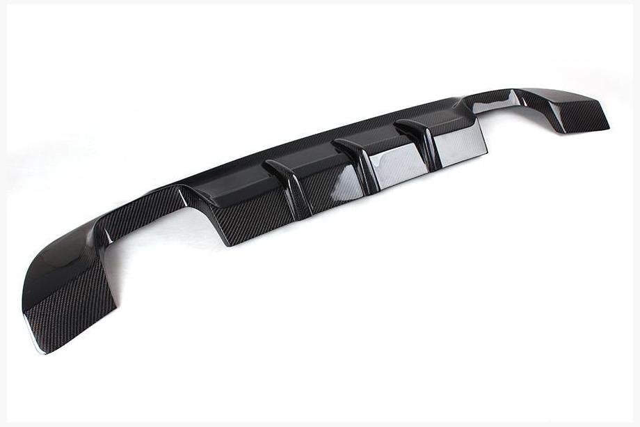 BMW 3-serie E92/E93 2006–2013 Bagkofangerdiffuser V1 (til M-Sport, carbon) Foto 6