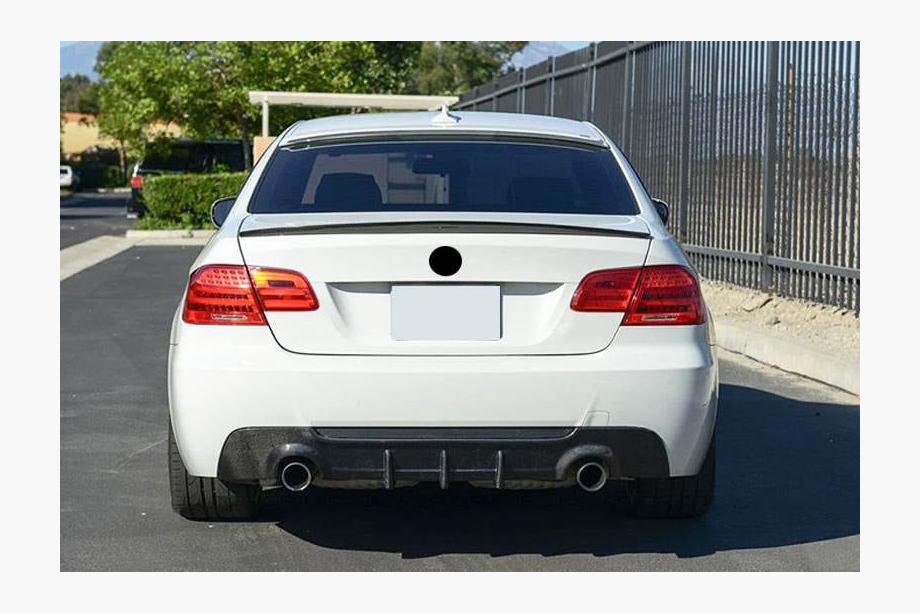 BMW 3-serie E92/E93 2006–2013 Bagkofangerdiffuser V2 (til M-Sport, kulfiber) Foto 2