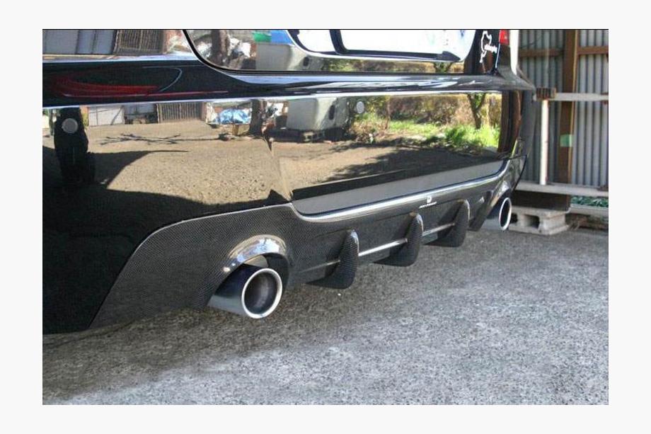 BMW 3-serie E92/E93 2006–2013 Bagkofangerdiffuser V2 (til M-Sport, kulfiber) Foto 5