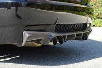 BMW 3-serie E90/E91 2005–2011 Bagerste kofangerdiffuser i kulfiber V2 (til E92/E93 M3) foto 2