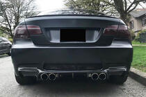 BMW 3-serie E90/E91 2005–2011 Bagerste kofangerdiffuser i kulfiber V2 (til E92/E93 M3) foto 3