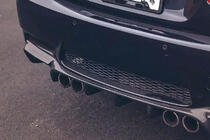 BMW 3-serie E90/E91 2005–2011 Bagerste kofangerdiffuser i kulfiber V2 (til E92/E93 M3) foto 5
