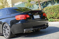 BMW 3-serie E92/E93 2006–2013 Bagkofangerdiffuser V-Style (til M3, carbon) foto 4