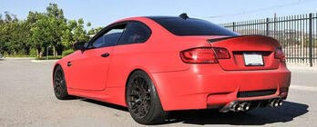 BMW 3-serie E92/E93 2006–2013 Bagkofanger-diffuser H2-Style (til M3, kulfiber) foto 5