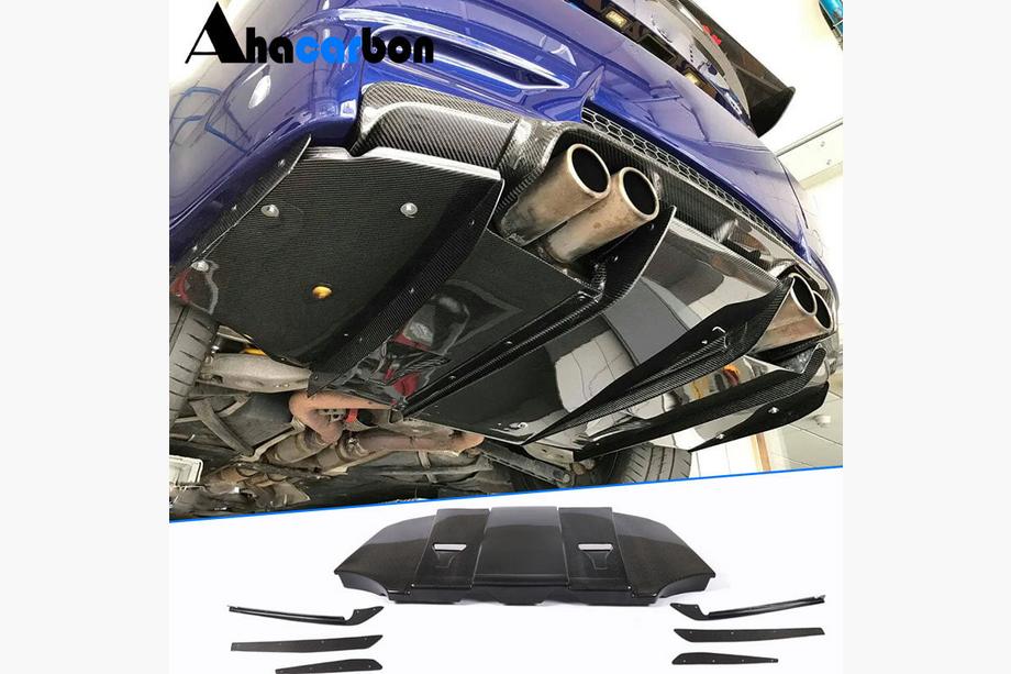 BMW 3-serie E92/E93 2006–2013 Bagkofanger-diffuser V6 (til M3, carbon) Image