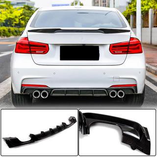 V4 bagkofangerdiffuser (til F30 M-Sport, kulfiber) BMW 3-serie F30/F31 2012–2019 foto 2