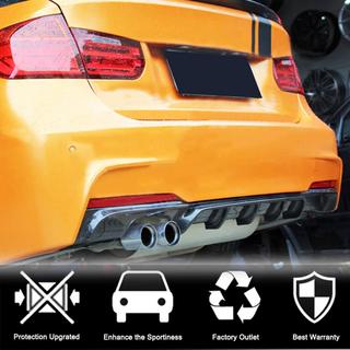 Bagkofanger diffuser V5 (til F30 M-Sport, Carbon) BMW 3-serie F30/F31 2012–2019 foto 2