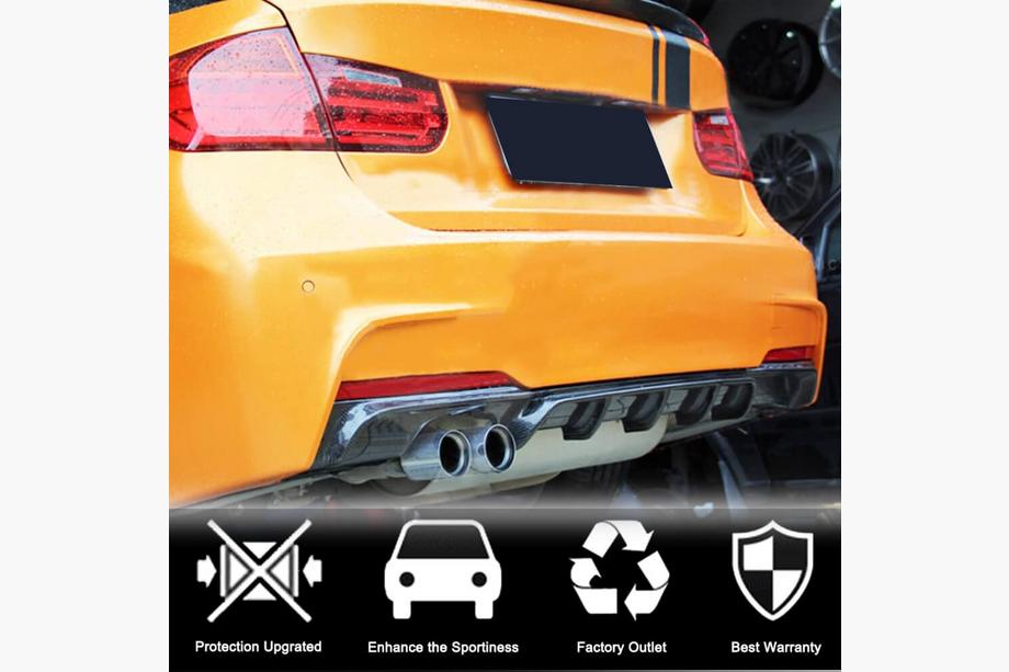 BMW 3-serie F30/F31 2012–2019 Bagkofanger diffuser V5 (til F30 M-Sport, Carbon) Foto 2