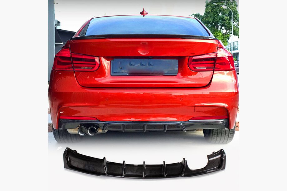BMW 3-serie F30/F31 2012–2019 ABS bagkofangerdiffuser V7 (til M-Sport) Image