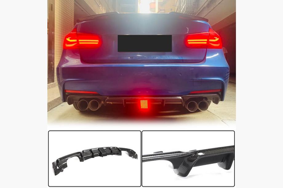 BMW 3-serie F30/F31 2012–2019 Bagkofangerdiffuser Carbon V9 (til M-Sport) Image