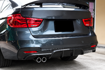 BMW 3-serie F34 2013–2020 Bagkofangerdiffuser V1 (til M-Sport, carbon) foto 2