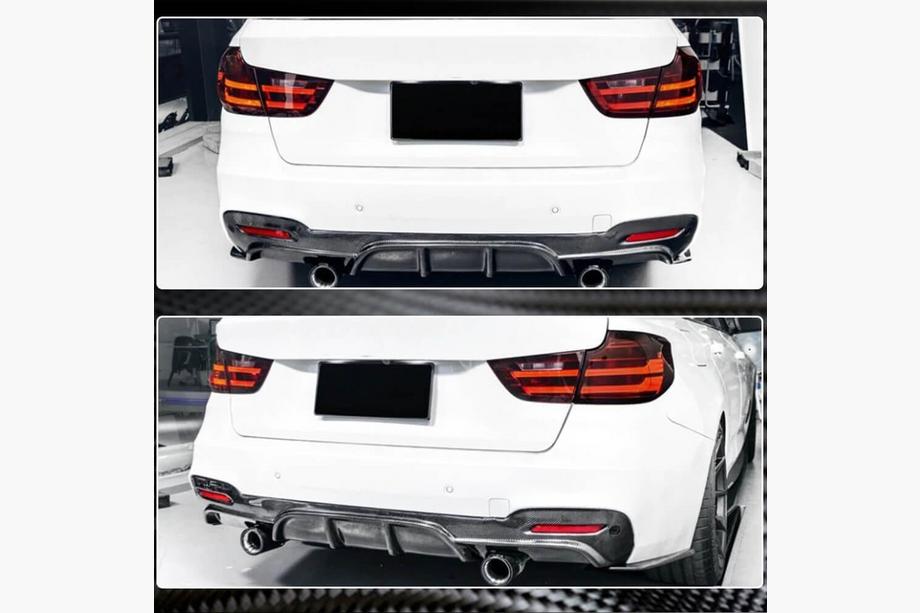 BMW 3-serie F34 2013–2020 Bagkofangerdiffuser V2 (til M-Sport, kulfiber) Foto 4