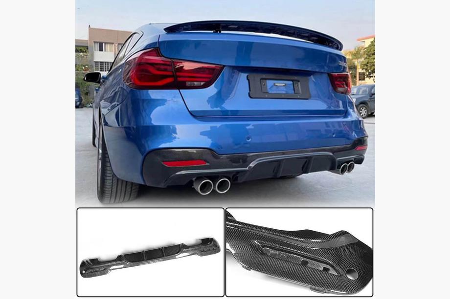 BMW 3-serie F34 2013–2020 Bagkofangerdiffuser V4 (til M-Sport, carbon) Image
