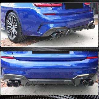 Bagkofanger-diffuser V7 (til M-Sport 2018-2022, kulfiber) BMW 3-serie G20/G21 2018– foto 3