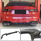 BMW 3-serie G20/G21 2018– V4 bagkofanger-diffuser (til M-Sport 2018-2022, Carbon) foto 1
