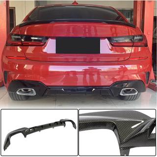 V4 bagkofanger-diffuser (til M-Sport 2018-2022, Carbon) BMW 3-serie G20/G21 2018– foto 1