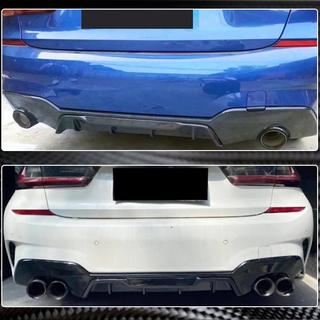 V4 bagkofanger-diffuser (til M-Sport 2018-2022, Carbon) BMW 3-serie G20/G21 2018– foto 3