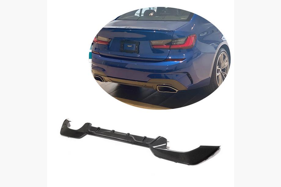 BMW 3-serie G20/G21 2018– Bagkofangerdiffuser MP-Style (til M-Sport 2018-2022, carbon) Image