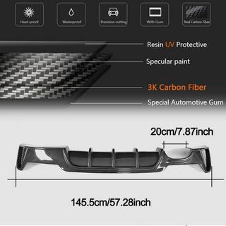 Bagkofangerdiffuser V2 (til M-Sport, kulfiber) BMW 4-serie F32/F33/F36 2012–2020 foto 4